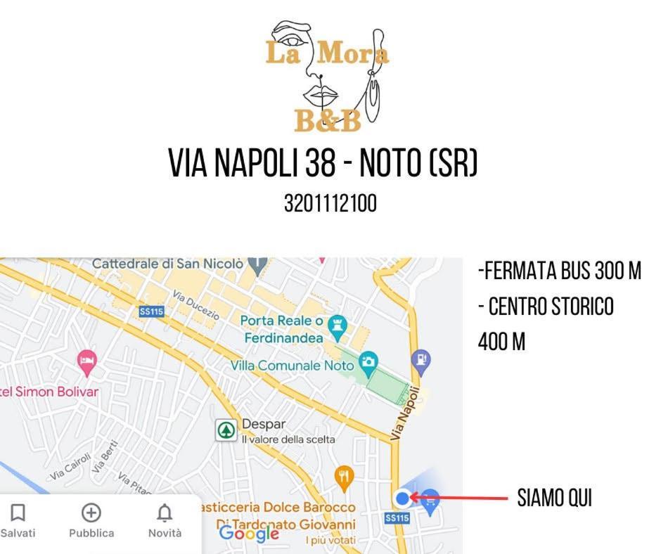 La Mora Affittacamere Noto Bagian luar foto